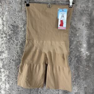 Spanx Plus Size 1X Assets Red Hot Label Stretch Shapewear Top Beige Sleeveless